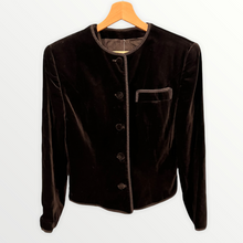 Carica l'immagine nel visualizzatore di Gallery, Blazer in velluto nero
