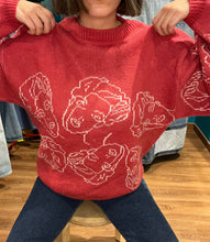 Carica l'immagine nel visualizzatore di Gallery, Maglione rosa in misto lana
