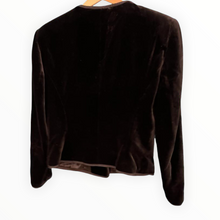 Carica l'immagine nel visualizzatore di Gallery, Blazer in velluto nero

