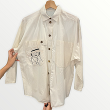 Carica l'immagine nel visualizzatore di Gallery, Camicia in cotone con ricamo
